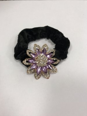 Glitterscrunchie lila